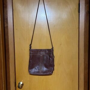Lucky Brand Brown Leather Crossbody Bag